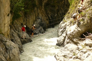  Vía Ferramarra en los Altos Alpes 
